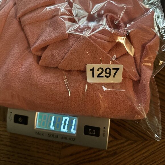 2/$30 Melissa McCarthy Seven 7 Open Front Blazer Jacket 3X Coral Pink Office - Picture 11 of 11
